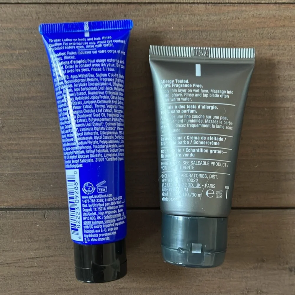 Clinique for Men and Big Sir Skincare Samples